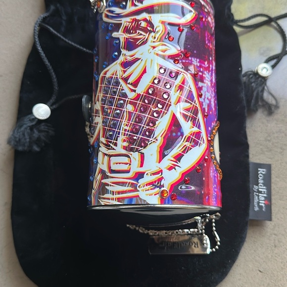 NWOT Rare Vintage Las Vegas License Plate Clutch with Swarovski Rhinestones - Picture 6 of 16